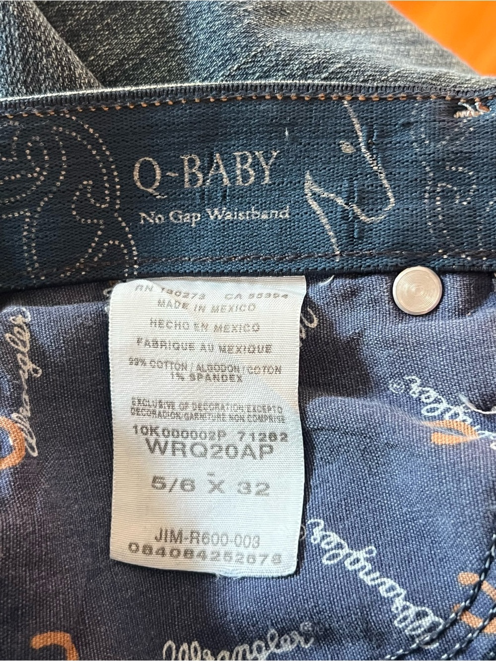 Wrangler Q-Baby Dark Blue Boot Cut Jeans